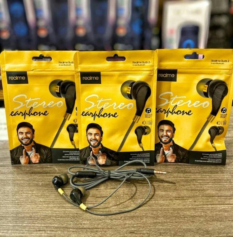 Realme best sale stereo headphones