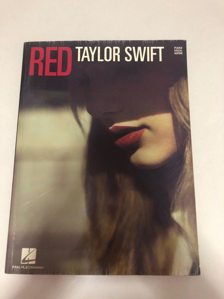 Red Taylor Swift Piano Sheet Music Book, Hobbies & Toys, Music & Media