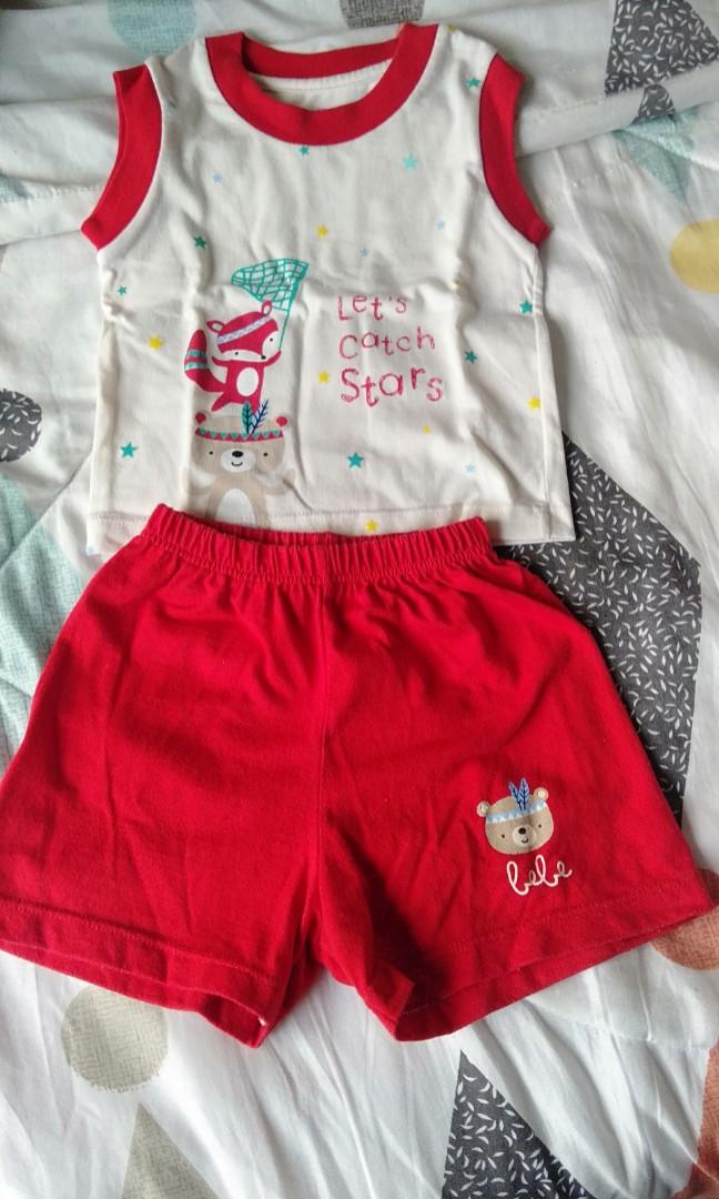 Sando Short Terno Babies Kids Babies Kids Fashion On Carousell