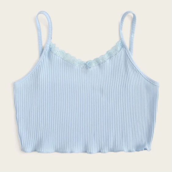 royal blue lace tank top