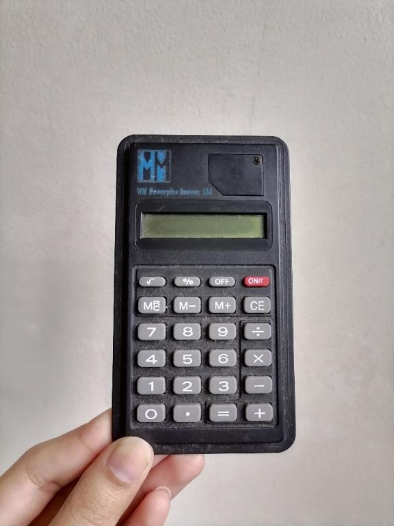 Small Basic Calculator (Category: Office & Business Technology) located in San Mateo. Submitted by Babyfume (Listing ID 1065137804, Image 3). Description: BOUGHT IN THE MIDDLE EAST no damages or stains, just needs dusting sturdy and great quality material and design has some weight to it firm grasp handle easy to clean and organize in bags easy application/usage matte texture of the calculator message for more details and pictures .
