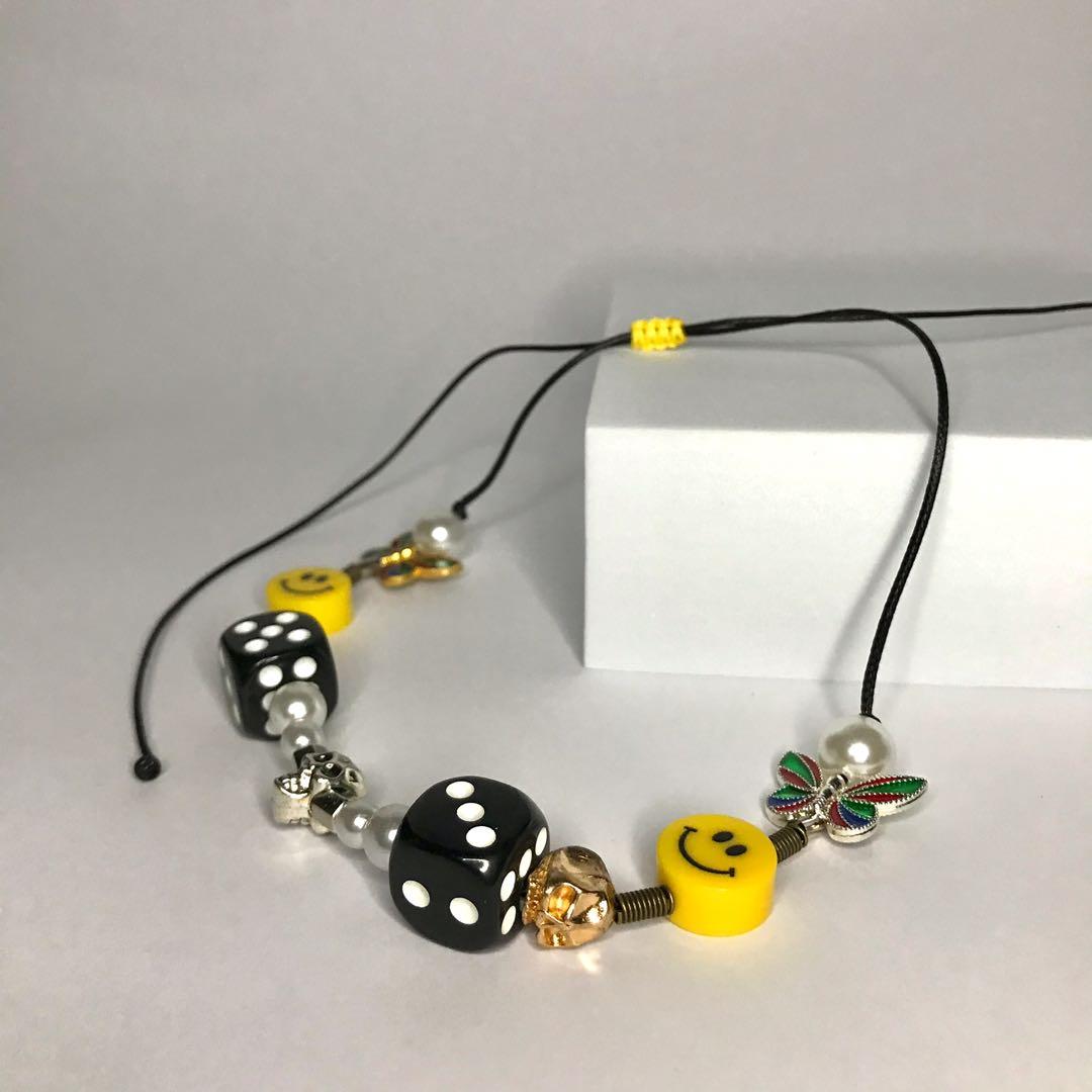 Asap rocky bead necklace clearance