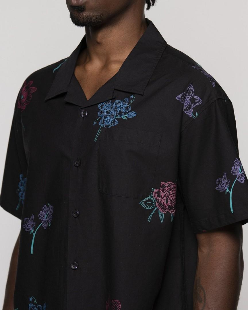 Stussy HAND DRAWN FLOWER SHIRT