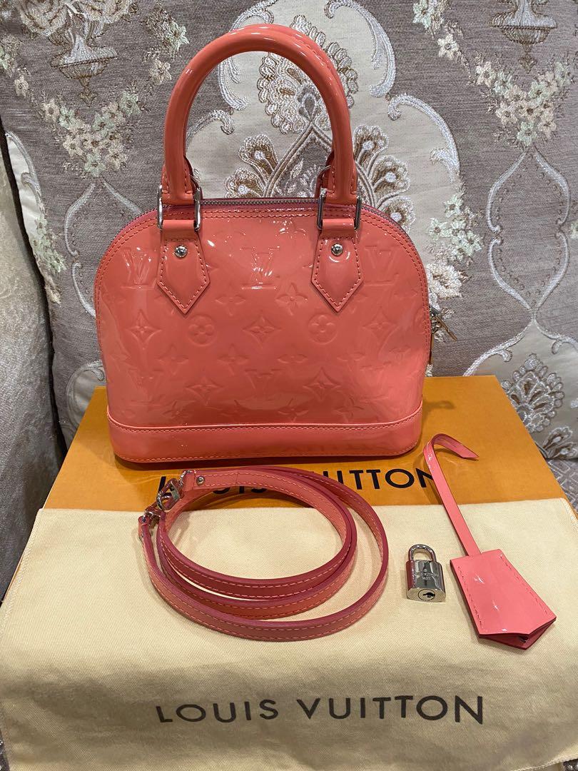 Superb Deal Lv Alma Monogram Vernis Leather Pink Luxury Bags Wallets On Carousell