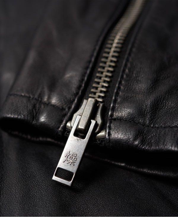 Real hero cheap leather biker jacket
