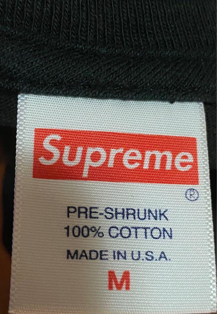 supreme double stitched tag