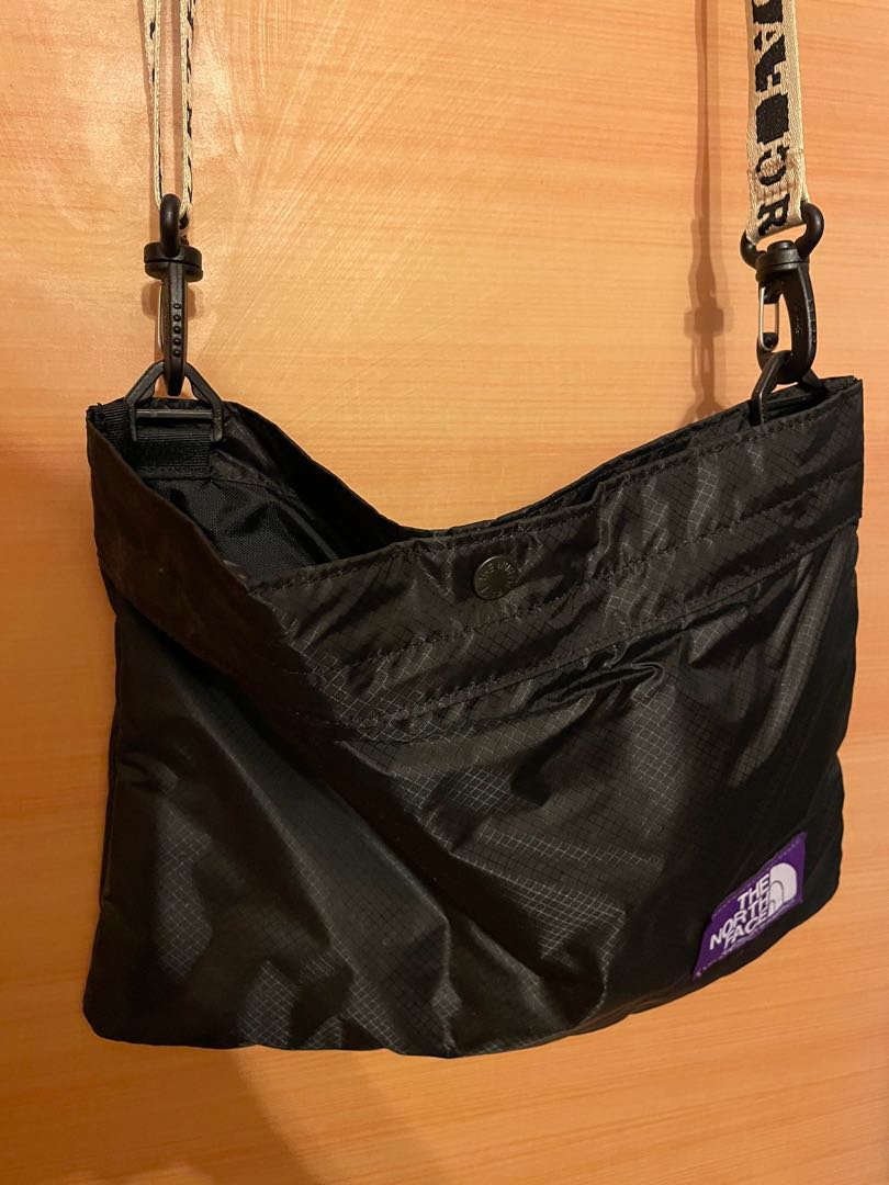 The north face purple label shop lightweight logo tape shoulder bag