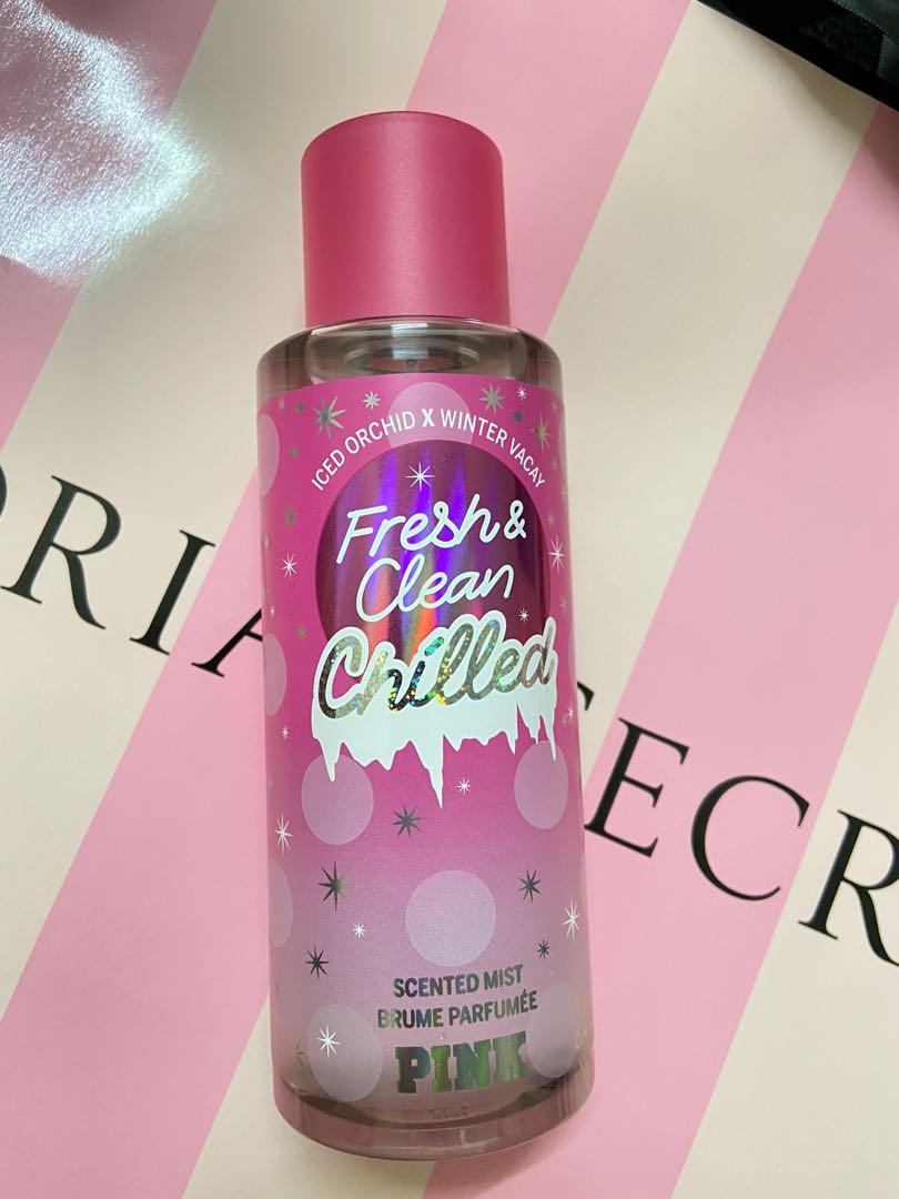 VICTORIA'S SECRET FRESH & CLEAN CHILLED FRAGRANCE MIST 250 ML, Beauty &  Personal Care, Fragrance & Deodorants on Carousell