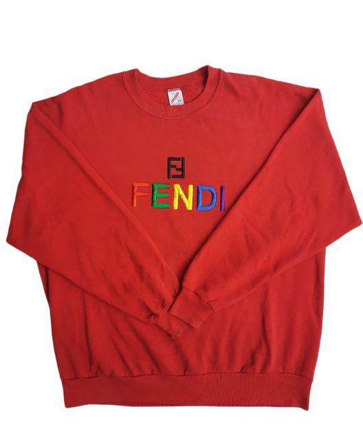 Vintage Fendi Multicolor Crewneck 
