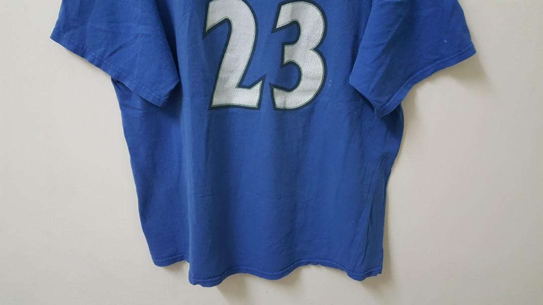 90s Kids Vintage Nike Michael Jordan 23 Jumpman Black Single Stitch Short Sleeve T-Shirt XL 18-20Y Made in USA main image 1