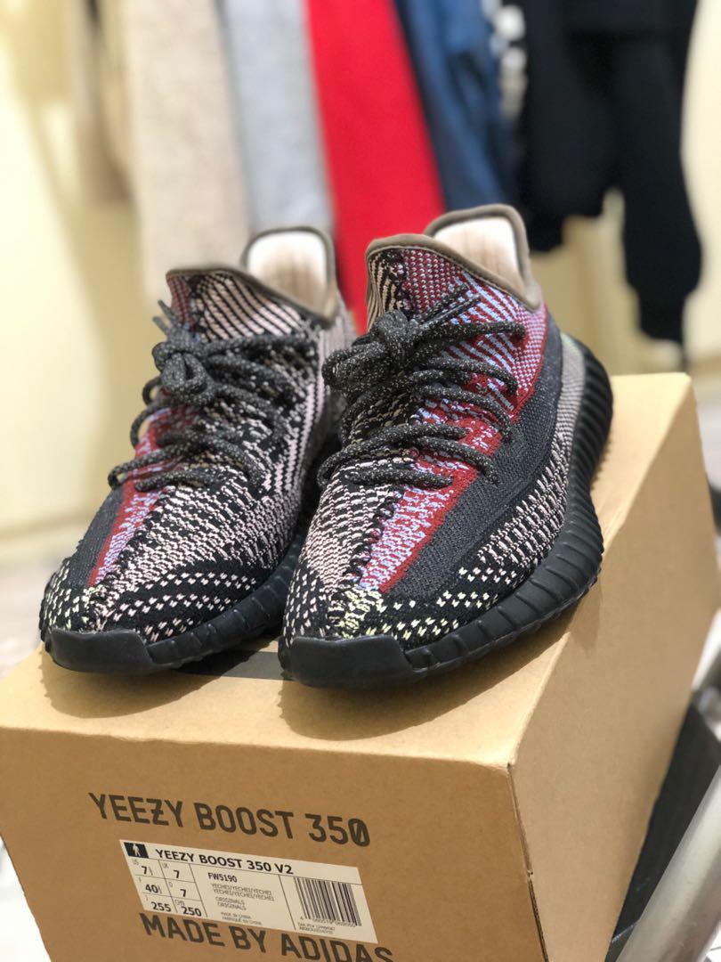 Yeezy 350 V2 Yecheil Men S Fashion Footwear Sneakers On Carousell Adidas yeezy 350 v2 yecheil release. carousell
