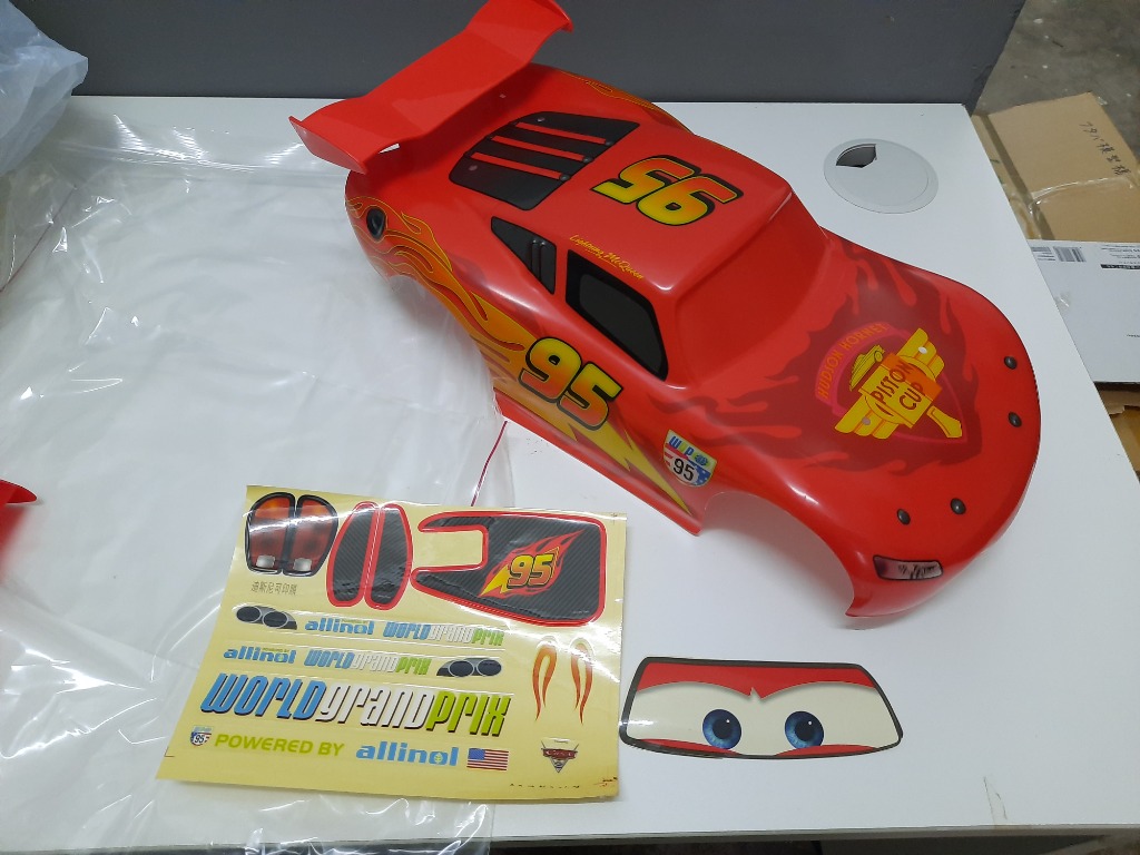 Lightning mcqueen rc car body 2025