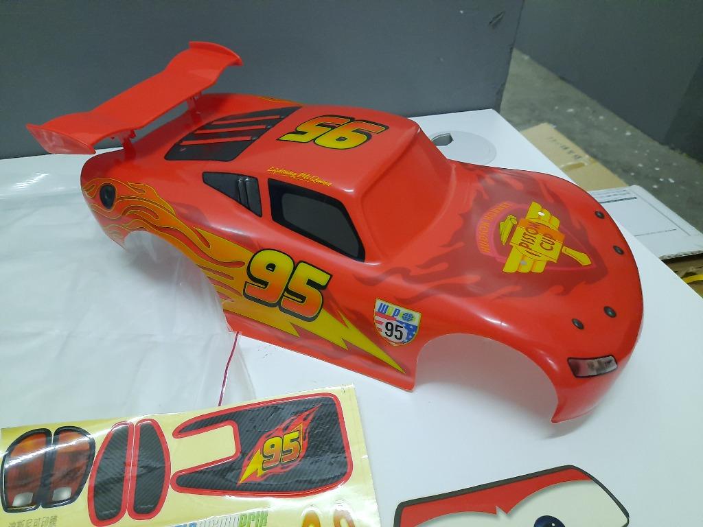 Lightning mcqueen rc car body outlet