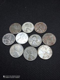 1943 Steel Penny (10 pieces)