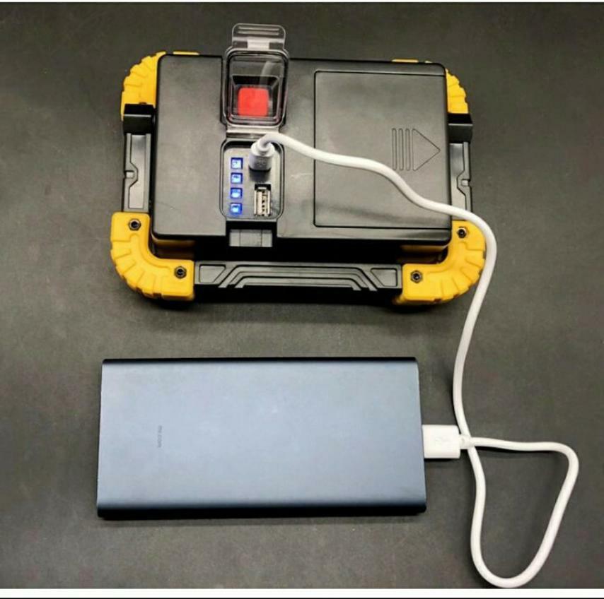 20W COB LED Work Light Rechargeable Camping Security Floodlight Flashlight With Freebies (Category: Construction Tools & Equipment) located in Manila. Submitted by aaronmerchandise (Listing ID 1065383564, Image 3). Description: 20W COB LED Work Light Rechargeable Camping Security Floodlight Flashlight Srp P795 Product Features : Size : 18.7 cm x 11.4 cm x 8.6 cm Net weight : 620g 1 large piece LED Lamp Brightness output : 1000 lumens ( approx ) P