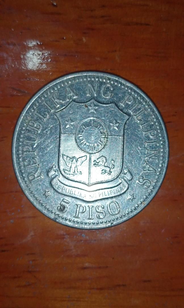 5 peso coin 1975 (Category: Currency) located in Makati City. Submitted by valleysline (Listing ID 1065481326, Image 2). Description: .
