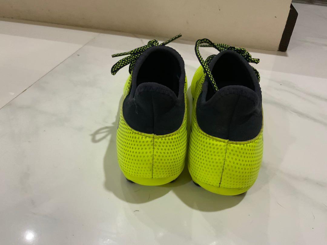 Adidas X 17.3 FG J Neon Green Soccer Cleats Techfit S82369 Men s