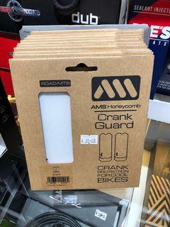 AMS HONEYCOMB CRANK GUARD. CLEAR