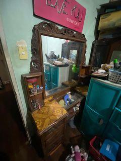 Antique Mirror with drawers