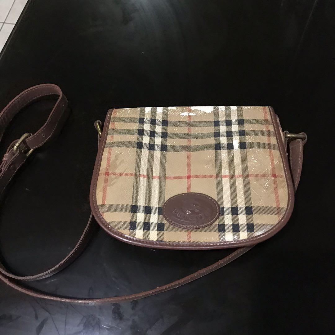 ORIGINAL VINTAGE Burberry Bag, Luxury, Bags & Wallets on Carousell