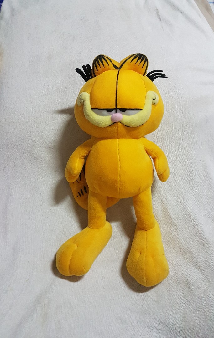 Authentic Vintage Large Big Paws Standing Garfield Plush Soft