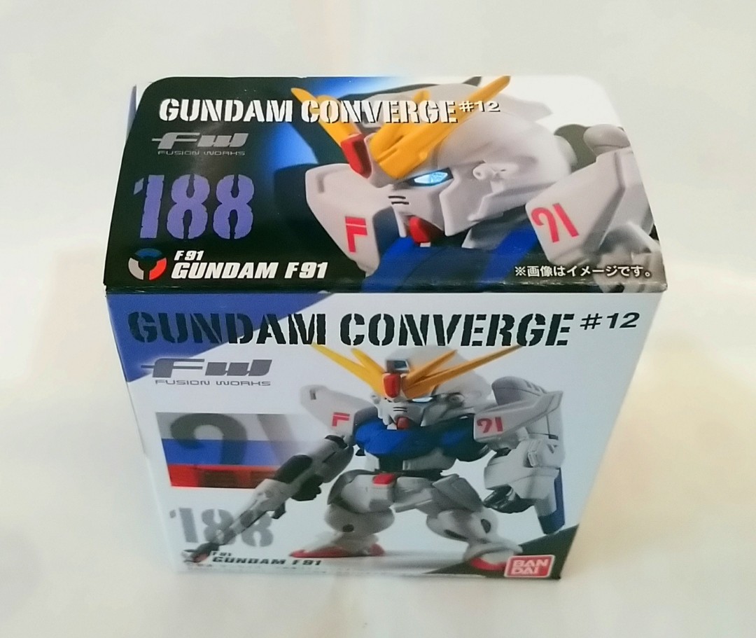 FW GUNDAM CONVERGE #12 No.188 " F91 Gundam F91 " Figure BANDAI #12 F/S FW GUNDAM CONVERGE #12 No.188 " F91 Gundam F91 " Figure BANDAI #12 F/S