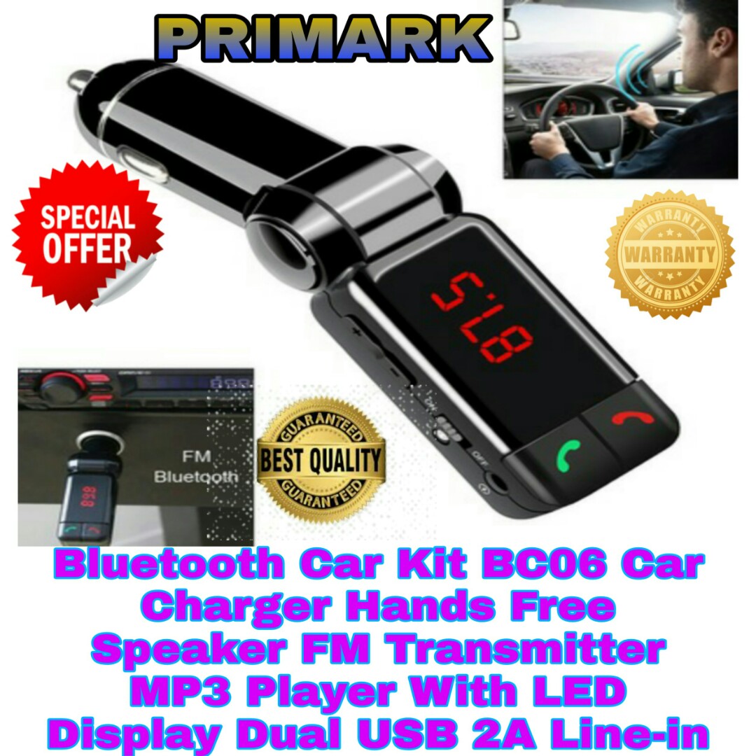 Bt hands free car charger bc06 shop