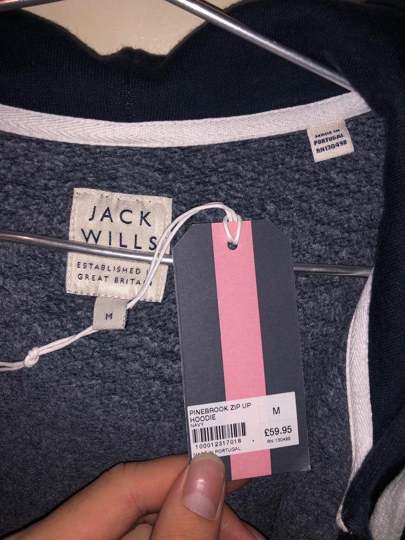 Jack wills pinebrook zip up hoodie hot sale