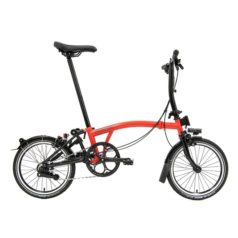 brompton red black