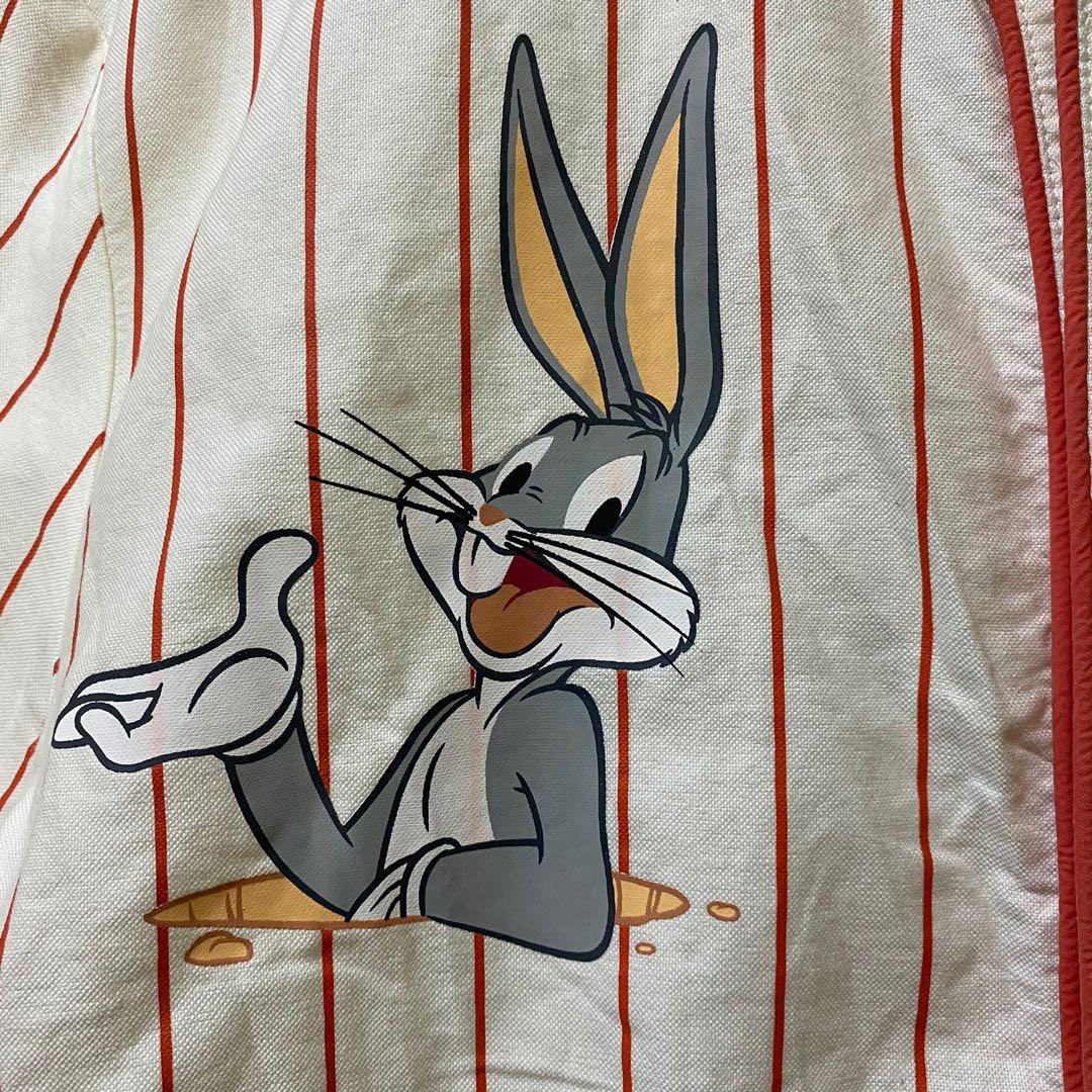 Texas Rangers Bugs Bunny Baseball Jersey - White - Scesy