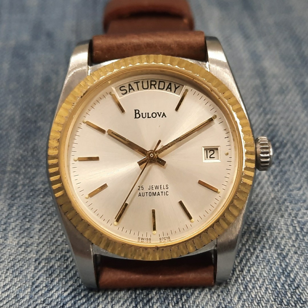 Bulova automatic 25 on sale jewels swiss made