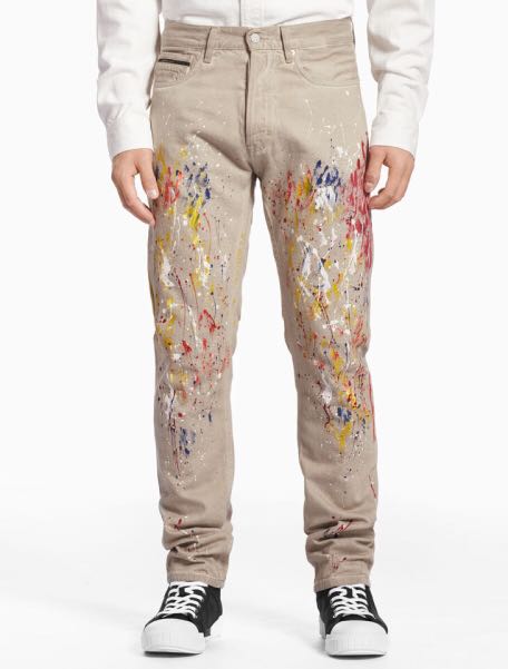 Calvin klein paint top splatter