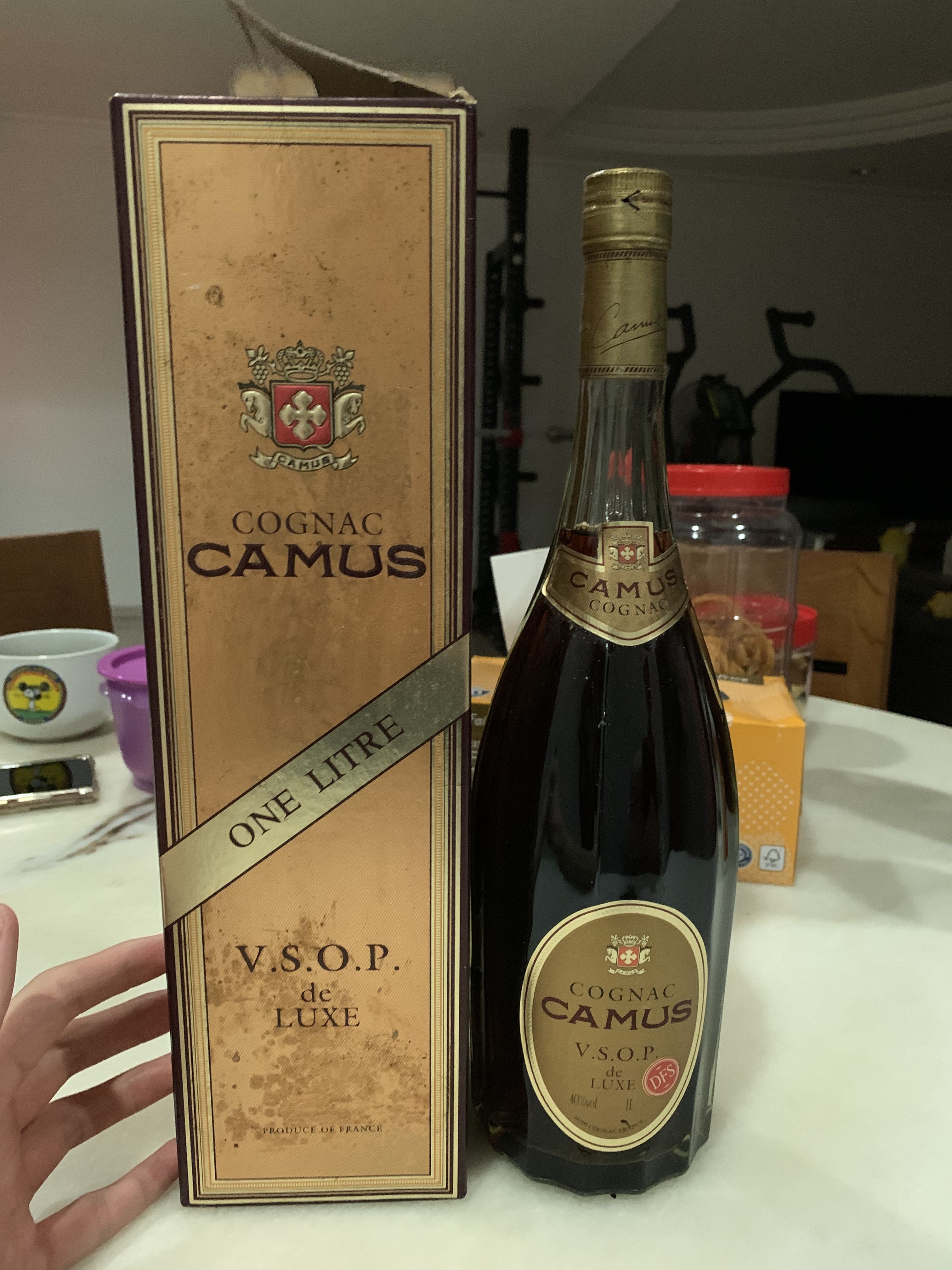 Camus VSOP 1L 1000ML, Food & Drinks, Alcoholic Beverages on Carousell