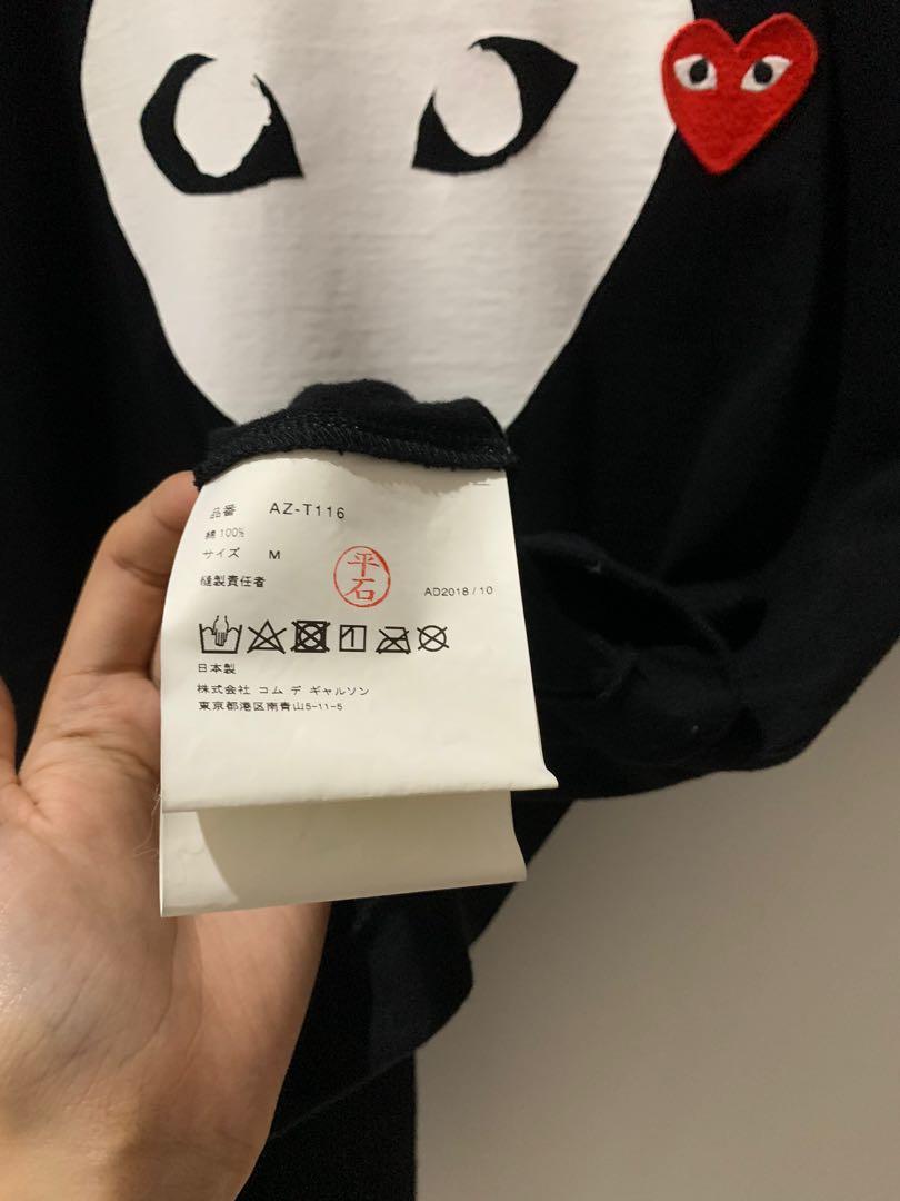 CDG Play ORIGINAL comme des garçons kaos pria, Fesyen Pria
