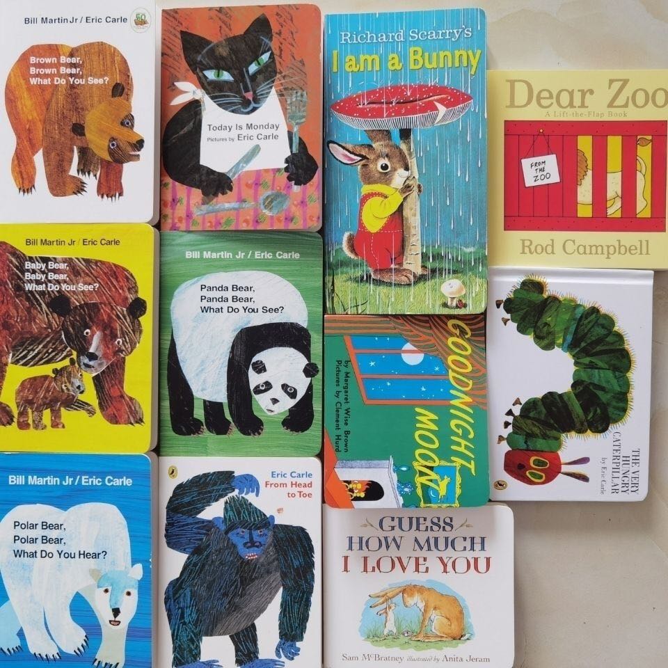 Clearance Children baby books Eric Carle dear zoo good night moon the