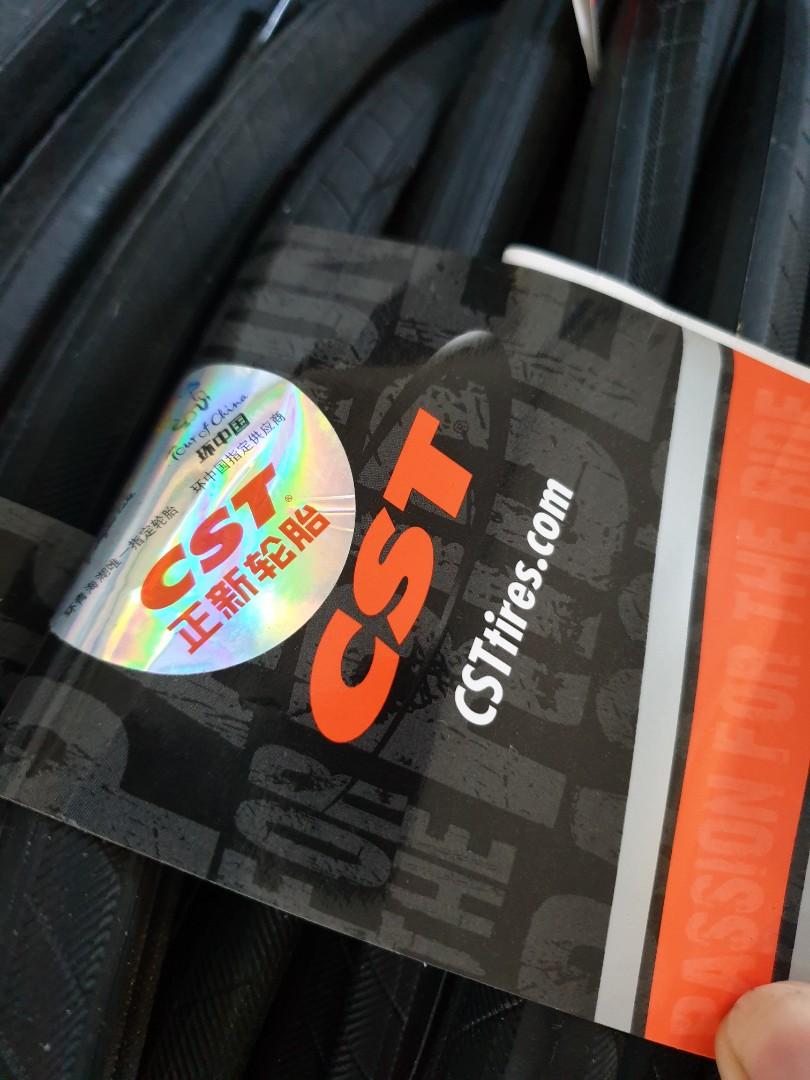 CST Road bike Tires 700c x 25 C1761S, Sports Equipment, Bicycles