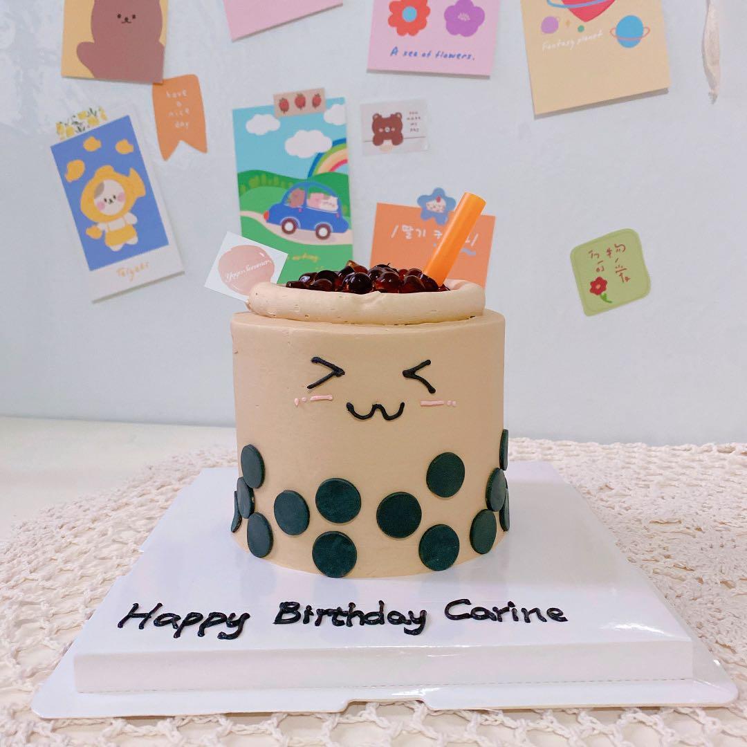 Bubble Tea Cake | Birthday Cake In Dubai | Cake Delivery – Mister Baker