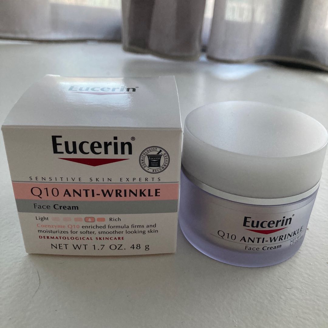 Eucerin Q10 Anti Wrinkle Face Cream Beauty And Personal Care Face Face Care On Carousell