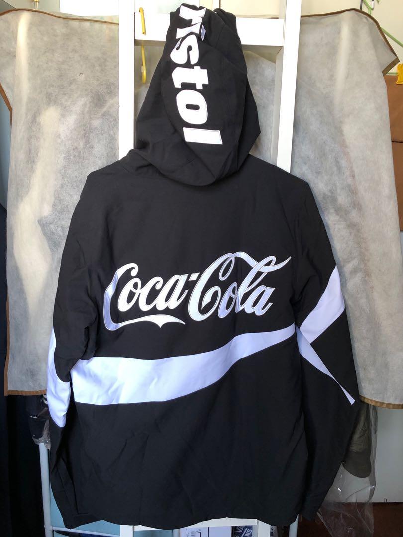 FCRB x coca-cola warm up Jacket, 男裝, 外套及戶外衣服- Carousell