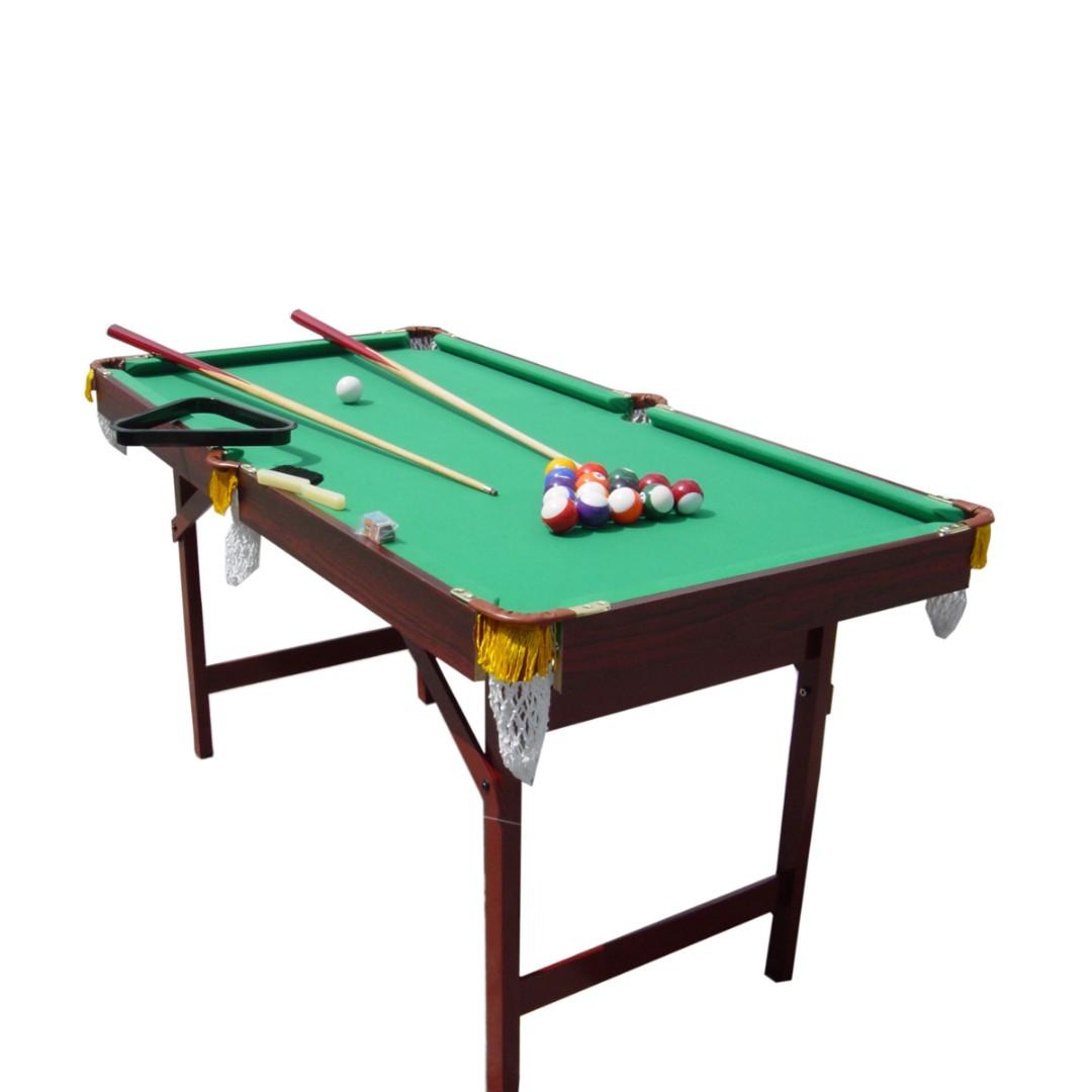 Foldable Pool Billiard Snooker Table Set 6x3 Feet Babies Kids foldable-pool-billiard-snooker-table-set-6x3-feet-babies-kids