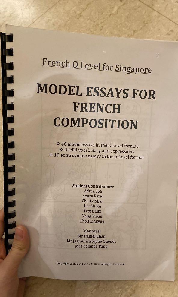 french model essays o level