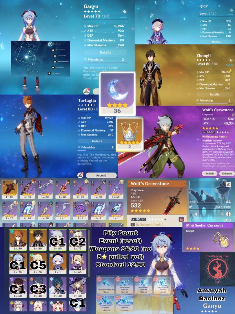 Genshin Impact Account Video Gaming Video Games Xbox On Carousell