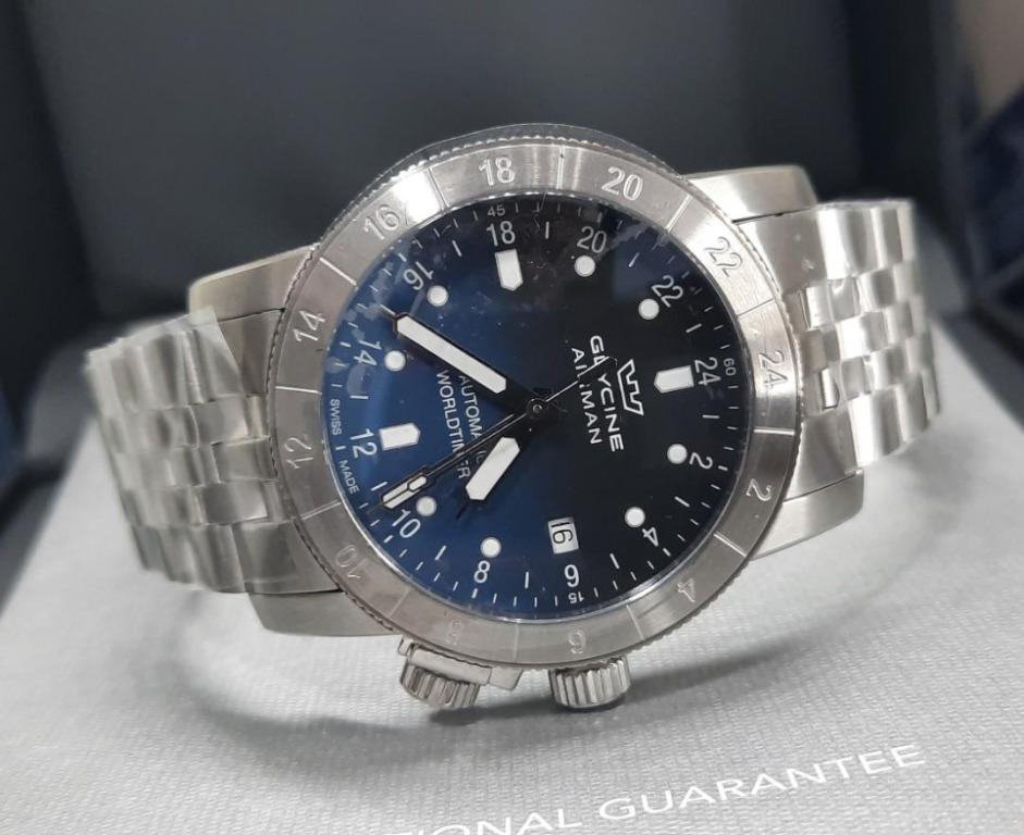 Glycine airman 42 cheap gmt quartz