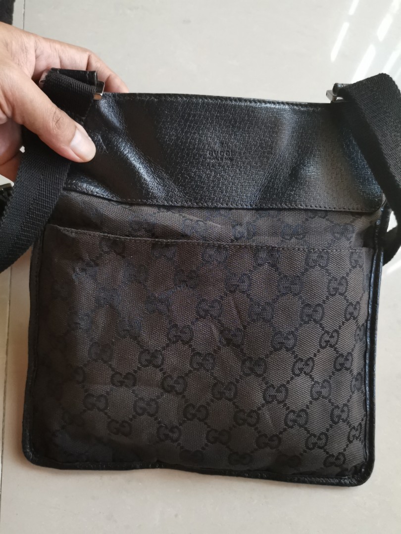 gucci sling bag canvas