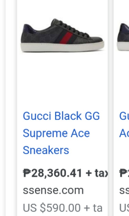 gucci ace ssense
