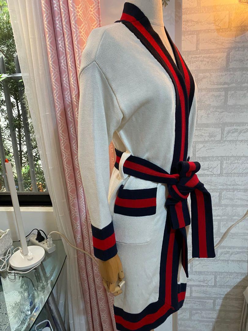 Gucci Women s Embroidered Oversized Cardigan Robe 2 Women s