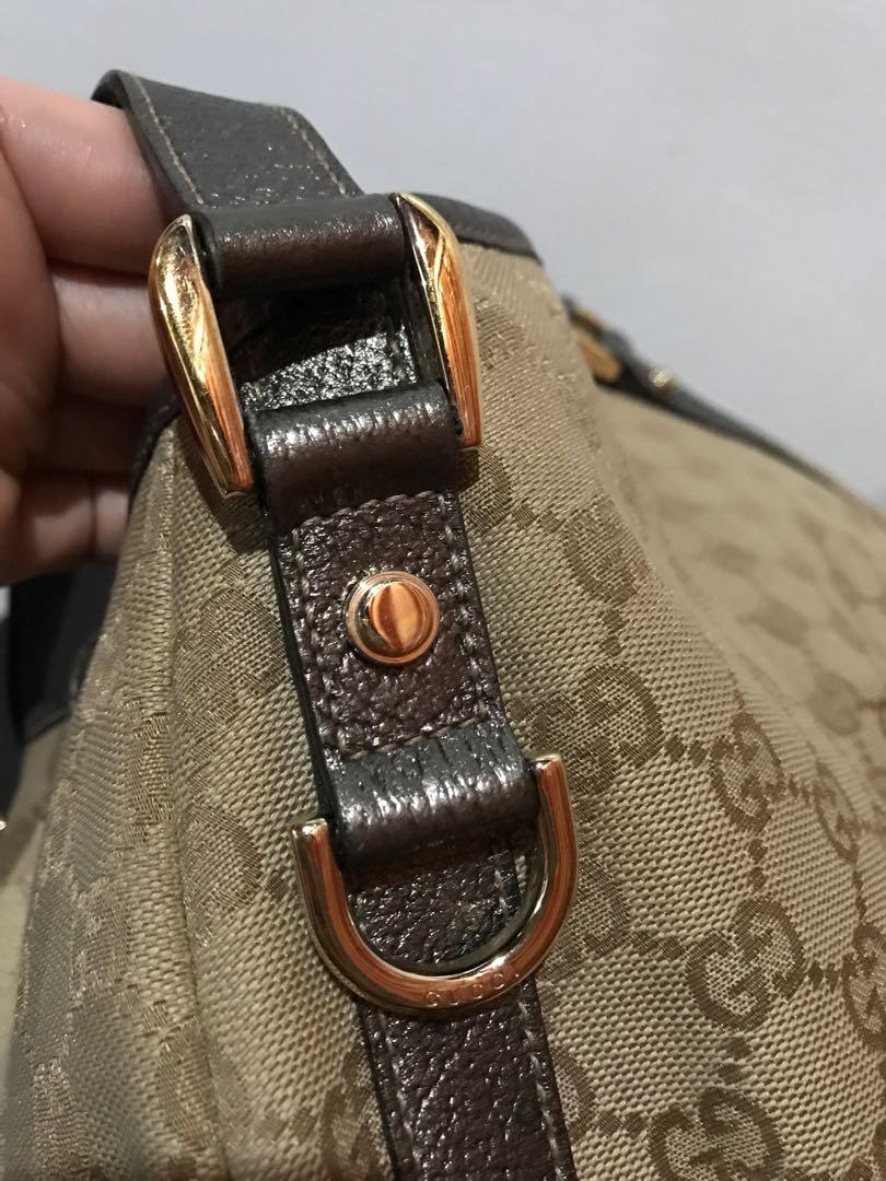 GUCCI-ABBEY (Category: Luxury Bags & Wallets) located in Manila. Submitted by nicefab (Listing ID 1065461119, Image 3). Description: GUCCI ABBEY-SHOULDER BAG USED IN GOOD CONDITION SEARCHABLE CODE,AUTHENTICITY NOT GUARANTEED GOLD HARDWARES FLAW: last pic,konting himulmol sa ilalim,unnoticeable .