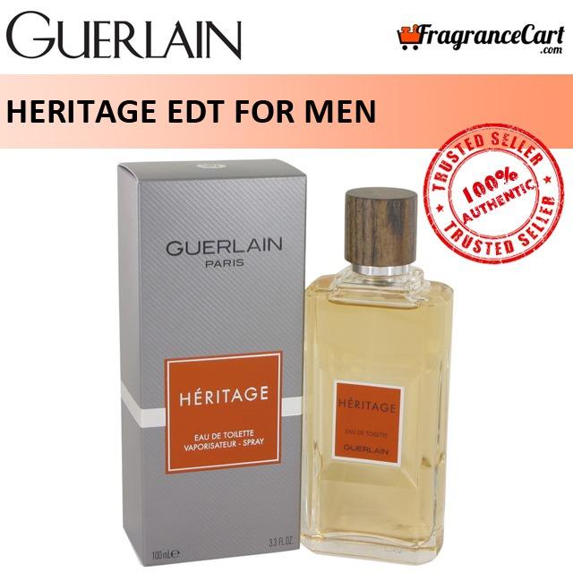 Guerlain Heritage EDT for Men (100ml) Paris Eau de Toilette [Brand