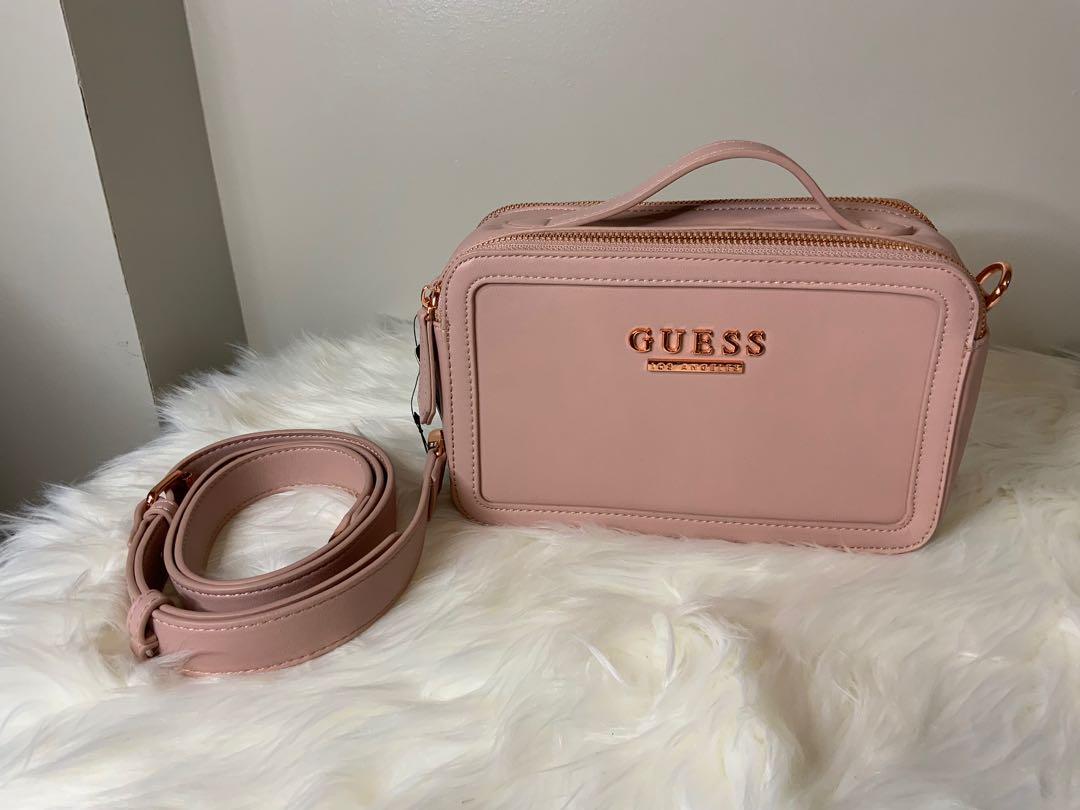 Guess Pink GALERIA Medium Camera Bag