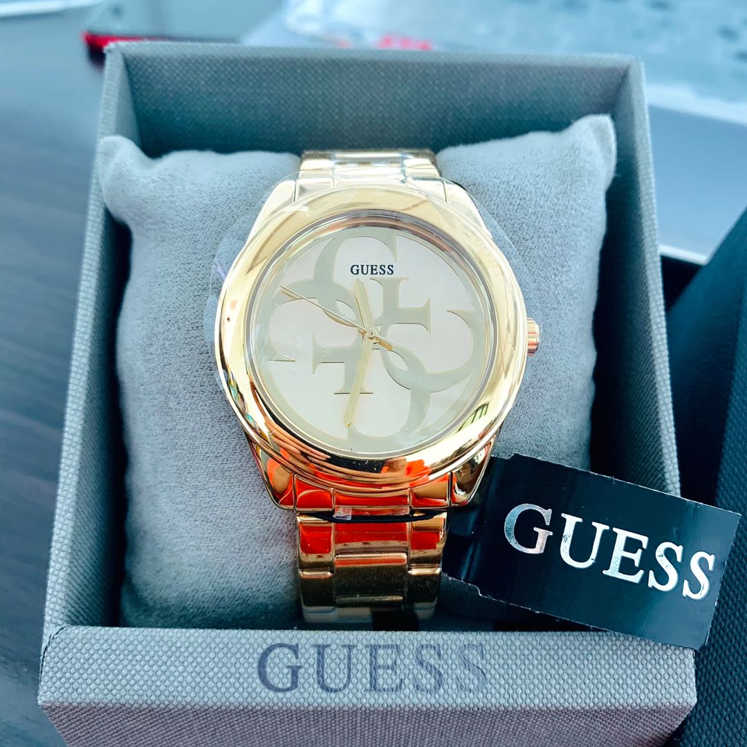 guess logo watch